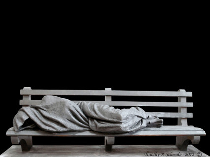 Jesus the Homeless sculpted by Timothy Schmalz (used with permission)